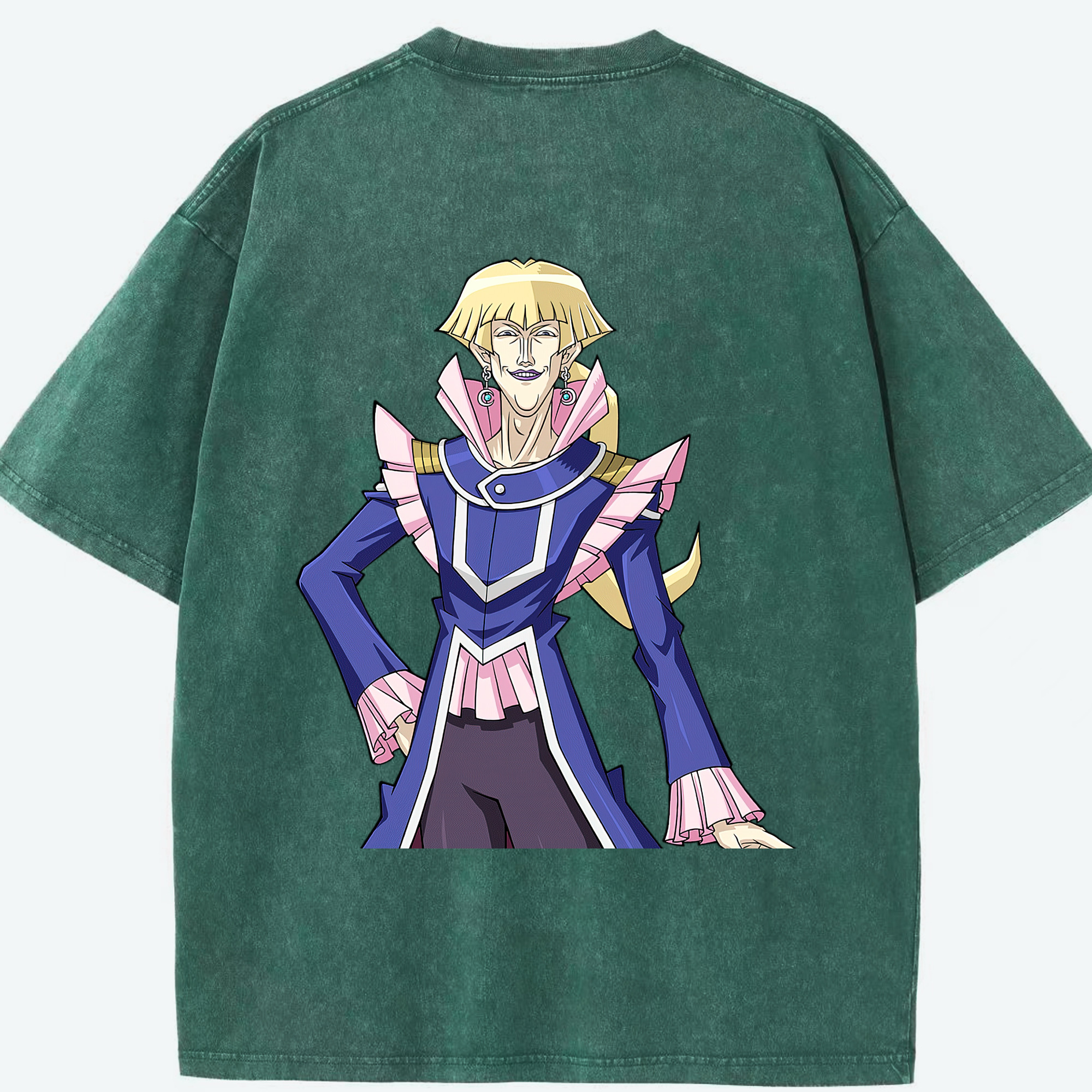 （画像用） 遊☆戯☆王 Yu-Gi-Oh! 綿100% ヴィンテージ風 半袖Tシャツ（背面プリント）